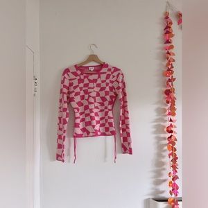 Me lis stretchy pink long sleeve